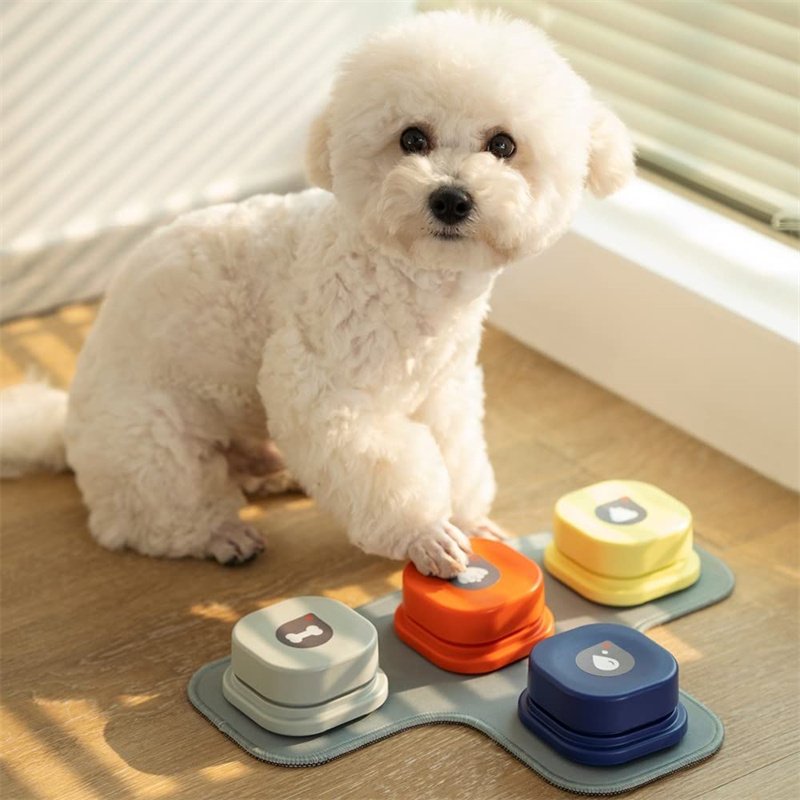 Recordable Dog Communication Buttons (Yellow)