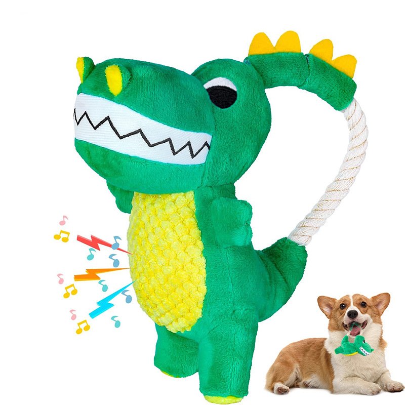 Dog Plush Sounding Chew Toy Durable Plush Toy Chew Dog Toys With Squeaker Soft I