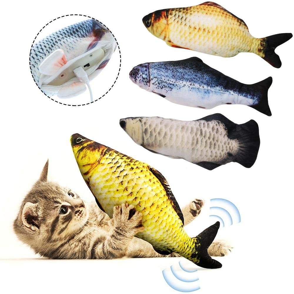 Flopping Fish Cat Toy (USB Rechargeable)