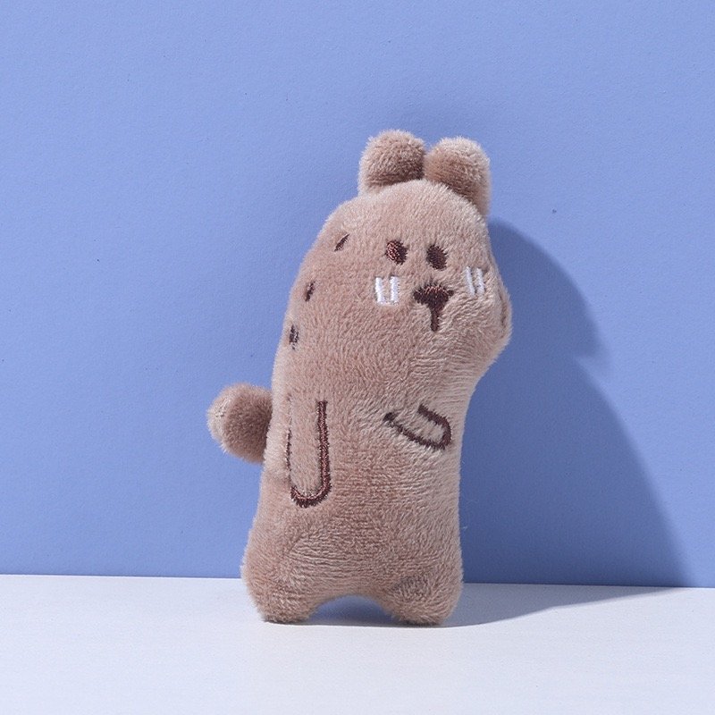 Durable Cartoon Plush Dog Chew Toys Interactive Squeaky Pet Toys For Puppy Train