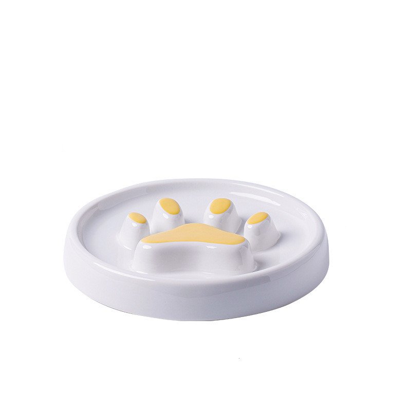 Slow Food Bowl Ceramic Dog Cat Meal