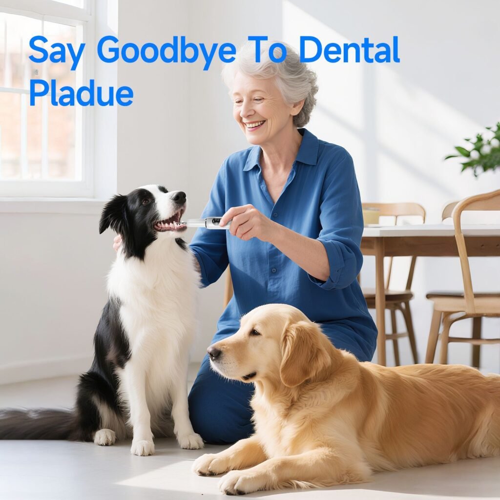 Pet Ultrasonic Dental Scaler For Tartar Removal Dog Water Flosser