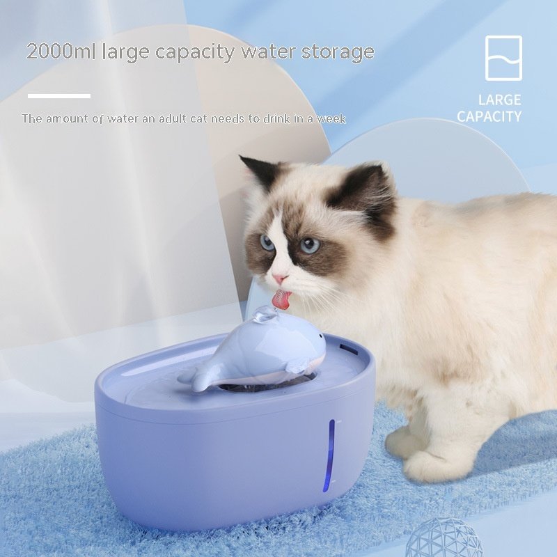 Dancing Whale Pet Water Dispenser Automatic Loop