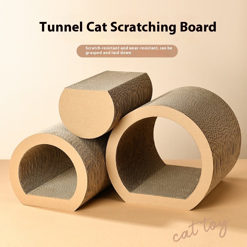 Cat Scratch Board Catdoor Tunnel Three-piece Set Combination - Image 2