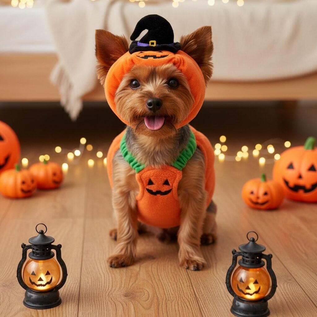 Pumpkin Dog Costume - Size S