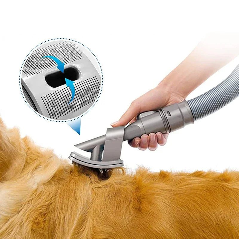 Pet Grooming Vacuum Brush Attachment
