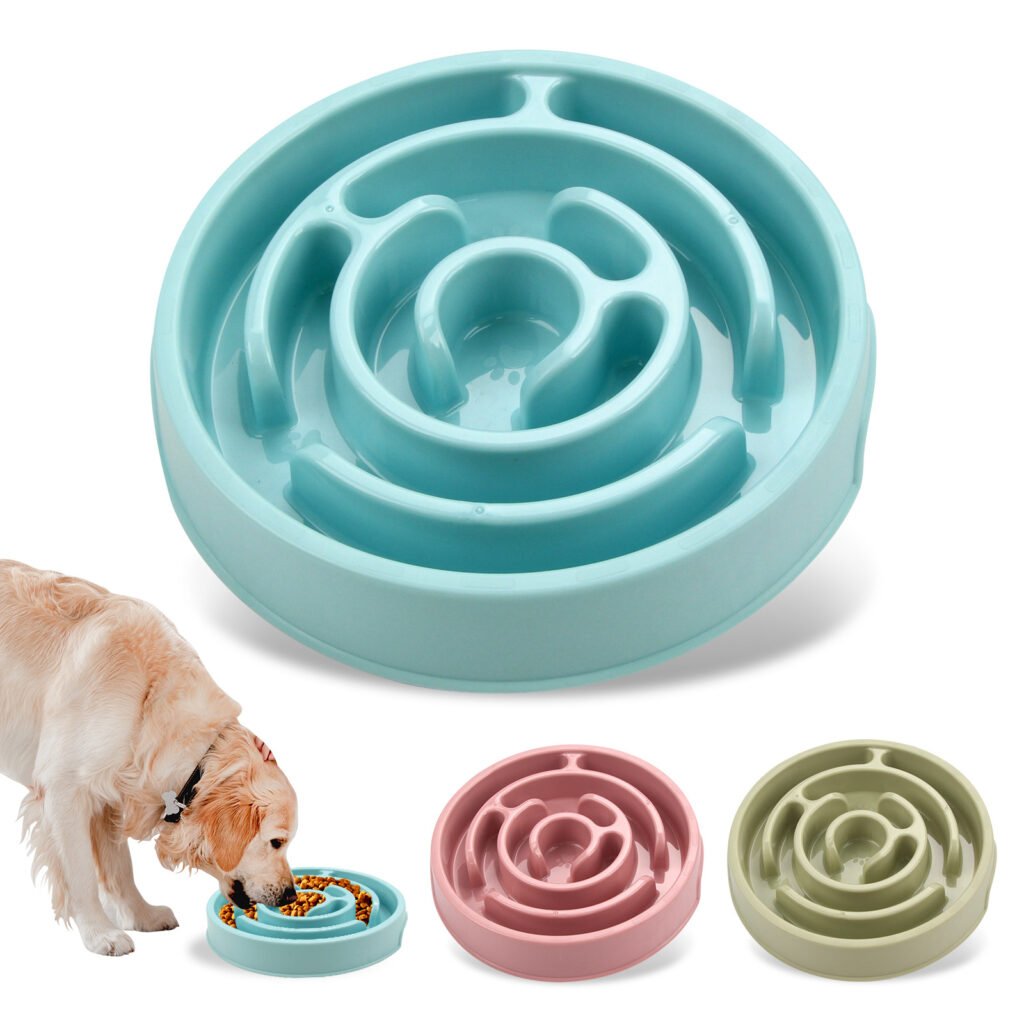 Slow Feeder Dog Bowls Silicone Dog Puzzle Feeder Bowl For Healthy Eating Puppy...